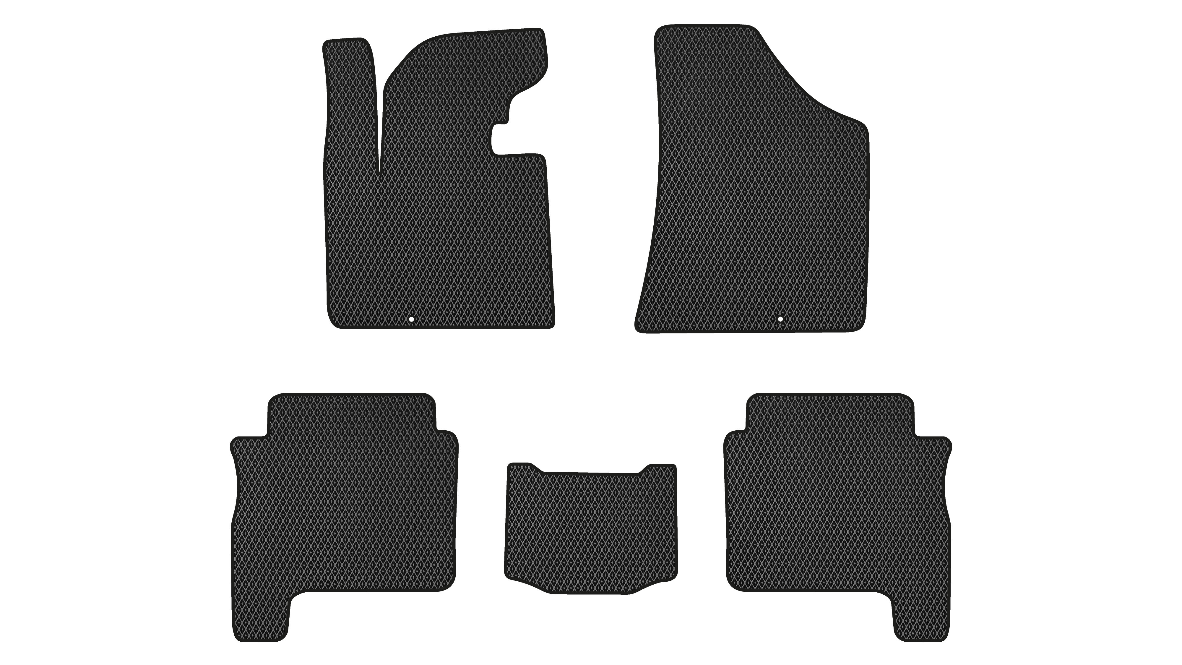 hyundai Santa FE (CM) Restyling (Floor Gas Pedal) 5 seats (2clips)